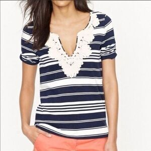NWT J Crew – rope necklace tunic tee size …
